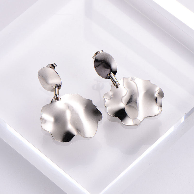Wholesale Earrings Stainless Steel Flower Cluster OLY-ES-AIMILUO001